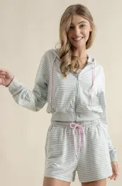 Day At the Beach Short Set Mint Green