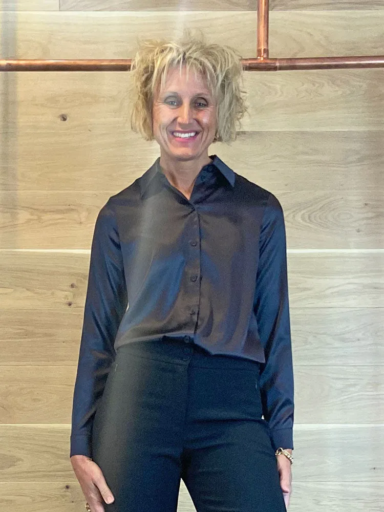 Riani Silk Blouse Black